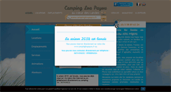 Desktop Screenshot of campingloupayou.fr