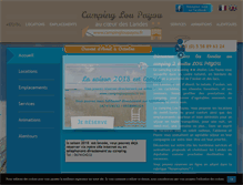 Tablet Screenshot of campingloupayou.fr
